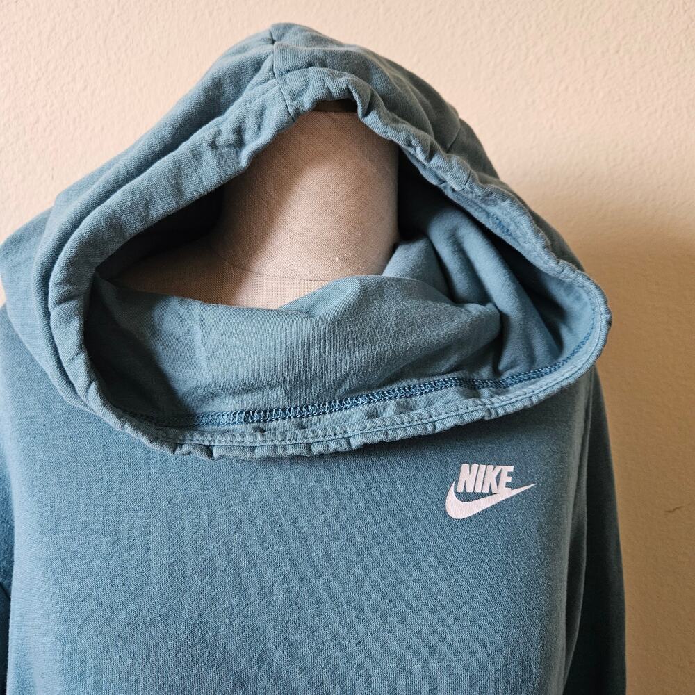 Nike Women's NSW Varsity Fleece Funnel-Neck Hoodie Large - Picture 4 of 9